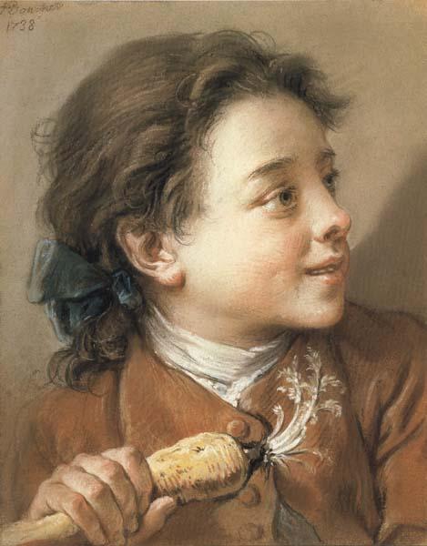  Boy holding a Parsnip
